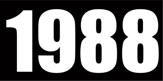 1988 Placas De Lámina