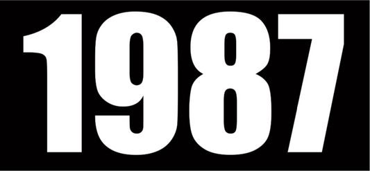 1987 Placas De Lámina